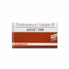 Azax 500mg tablets containing Azithromycin for bacterial infection treatment