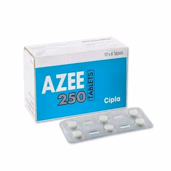 Azee 250 2 Azee 250mg tablets for effective treatment of chest, sinus, and skin infections