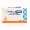 Caverta 50mg Sildenafil tablets for enhancing sexual performance and treating erectile dysfunction