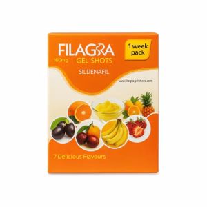 Filagra Gel Shots Sildenafil Oral Jelly Sachets for Fast-Acting Erectile Dysfunction Treatment Solution