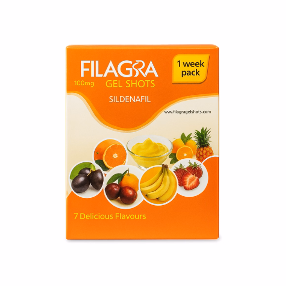Filagra Gel Shots (Filagra Oral Jelly) 1 Filagra Gel Shots Sildenafil Oral Jelly Sachets for Fast-Acting Erectile Dysfunction Treatment Solution