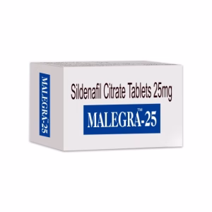 Malegra 25 Mg Tablets by Sunrise Remedies for Mild Erectile Dysfunction Treatment in Adult Men