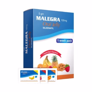 Malegra Oral Jelly by Sunrise Remedies for Fast-Acting Erectile Dysfunction Treatment in Adult Men