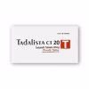 Tadalista Ct 20 Mg Chewable Tablets by Fortune Healthcare for Fast‑acting Erectile Dysfunction Relief and Confidence