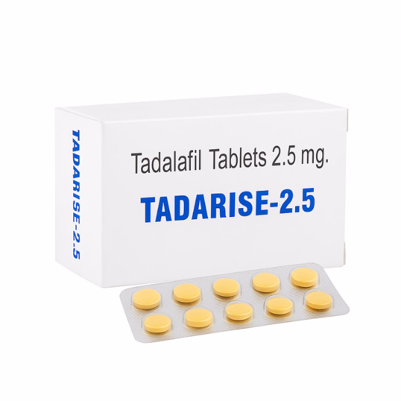 Tadarise 2.5mg 1 Tadarise 2.5 Mg Tadalafil Tablets for Subtle Erectile Function Improvement and Increased Sexual Health