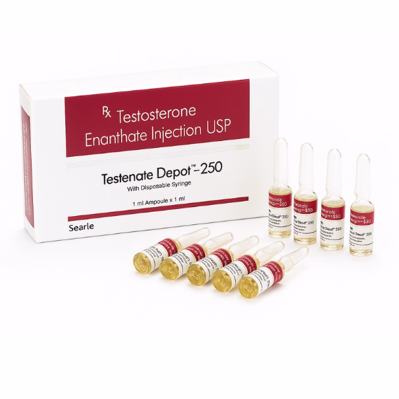 Testenate Depot 250 2 Testenate Depot 250 Mg Injectable Testosterone Used in Androgen Replacement Therapy to Improve Male Wellness
