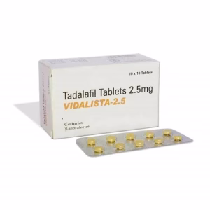 Vidalista 2.5 Mg Tablets by Fortune Healthcare for Mild Erectile Dysfunction Support and Improved Male Confidence