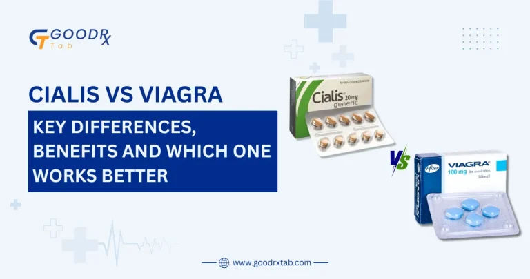 Cialis vs Viagra comparison guide explaining tadalafil and sildenafil differences effectiveness duration side effects dosage and erectile dysfunction treatment options