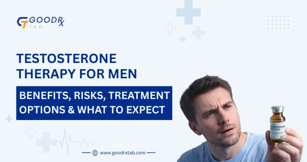 Testosterone therapy for men guide explaining benefits risks treatment options testosterone replacement therapy low testosterone symptoms and men's health